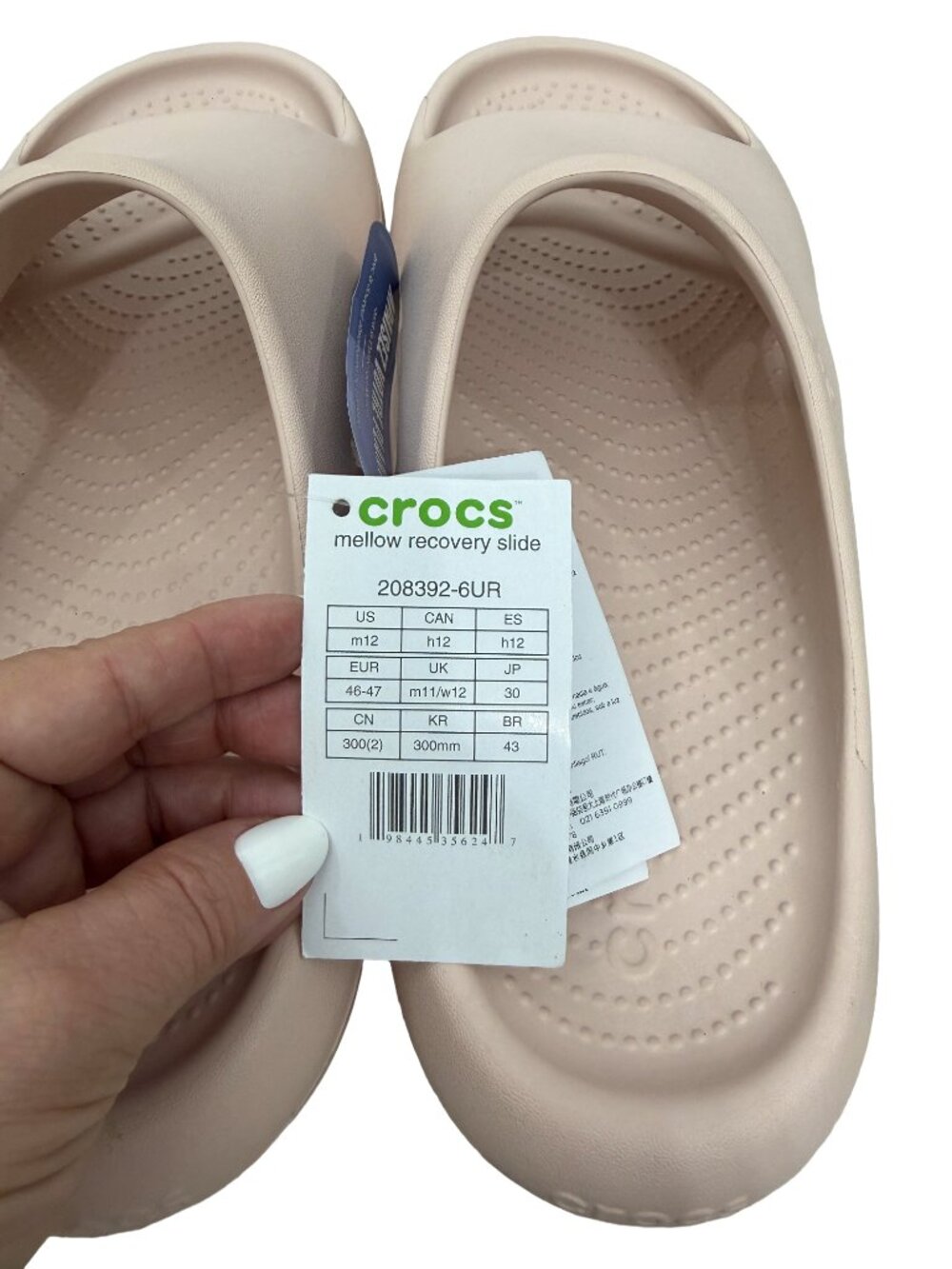 NWT Crocs Men's Mellow Recovery Slide Sandals Size 12 - Picture 7 of 9